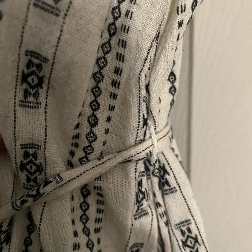 NWOT Time and Tru Black and White Patterned Midi Dress Size 1X - Picture 7 of 16